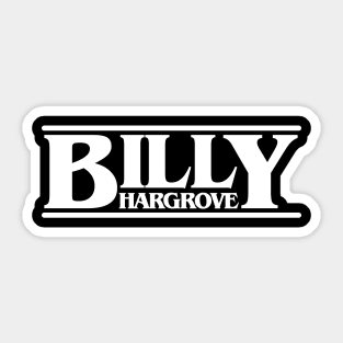 Some Stranger Billy Shirt White Font Sticker